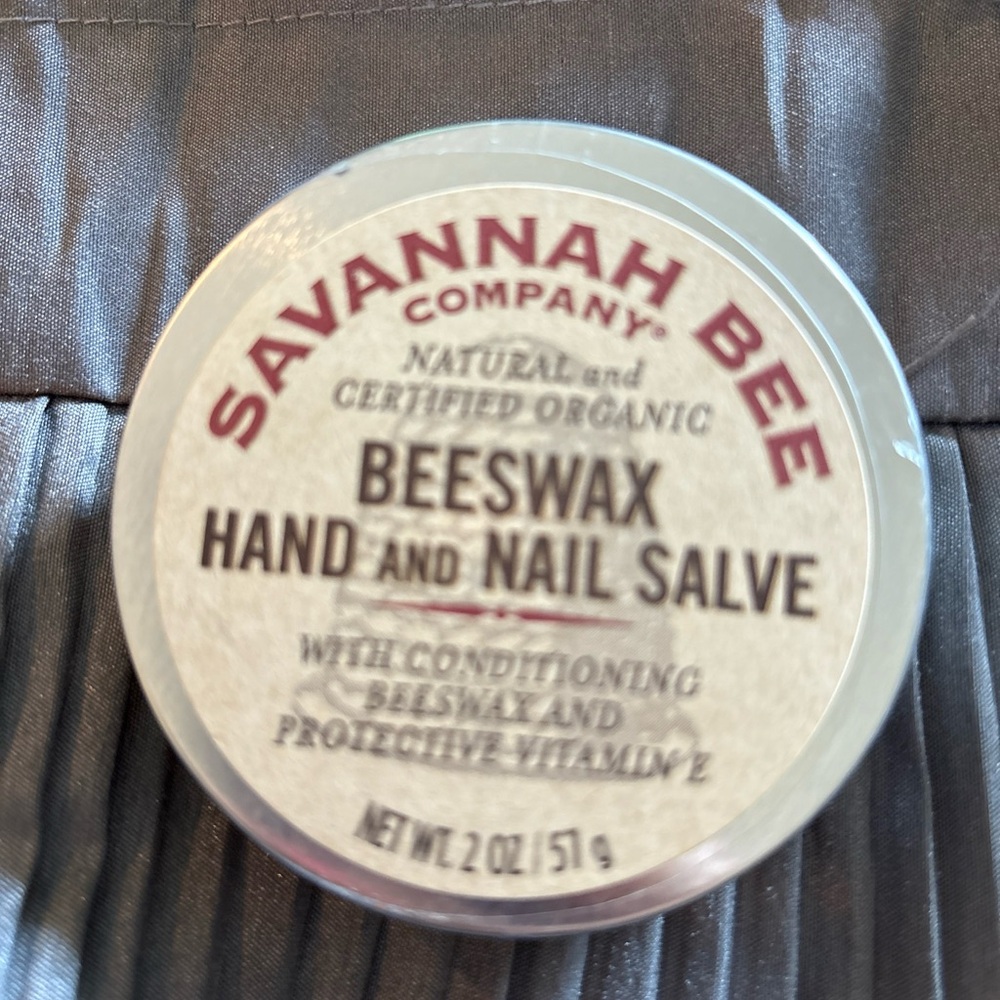 Vintage Savannah Bee Company Beeswax Hand and Nail Salve